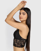 La Senza Sexy Sleep Lace Cami Top TUXEDO BLACK / M